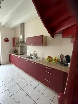Cuisine ou kitchenette dans l'établissement Gitevdelacour