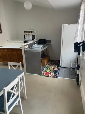 Cuisine ou kitchenette dans l'établissement gite confort zen 20mn du Futuroscope