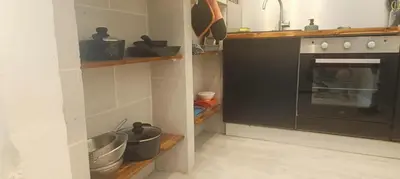 Cuisine ou kitchenette dans l'établissement Appartement T2 style tropical tout confort CENTRE VILLE