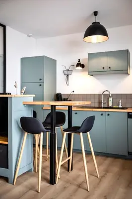 Cuisine ou kitchenette dans l'établissement Le Maréchal - Coeur de ville
