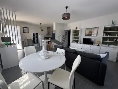 Coin salon dans l'établissement Maison Beauséjour