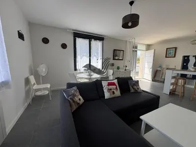 Coin salon dans l'établissement Maison Beauséjour