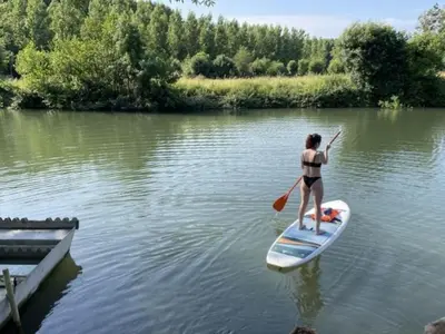 Paysage naturel près de le camping