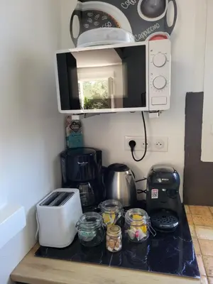 Cuisine ou kitchenette dans l'établissement Maison familiale à Fouras-Plage & centre à pied