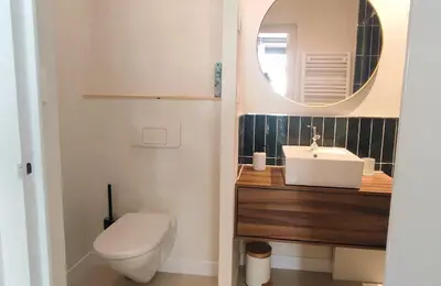 Salle de bains dans l'établissement Studio Moderne et Confortable - Clim & Futuroscope