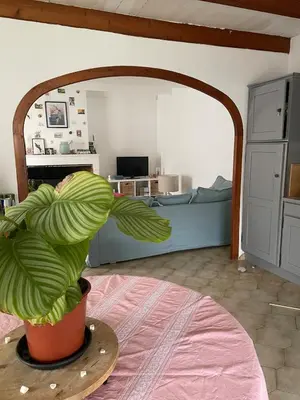 Un ou plusieurs lits dans un hébergement de l'établissement Maison entre terre et mer