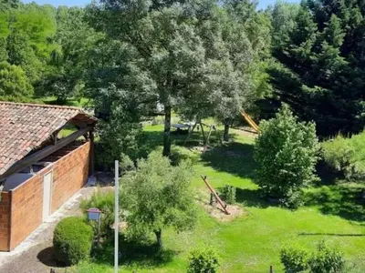 Jardin de l'établissement Mobil-home cosy 4 pers avec terrasse - API-1-52-750