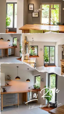 Cuisine ou kitchenette dans l'établissement Maison De La Rive