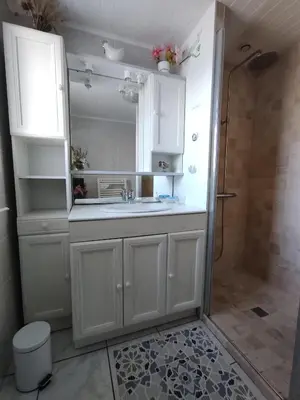 Cuisine ou kitchenette dans l'établissement MARAIS POITEVIN Gîte Nature et Serein Vue imprenable sur la rivière Calme absolu Idéal pour familles couples voyageurs