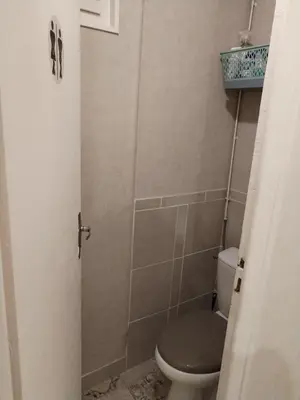 Salle de bains dans l'établissement Chez Pam et David