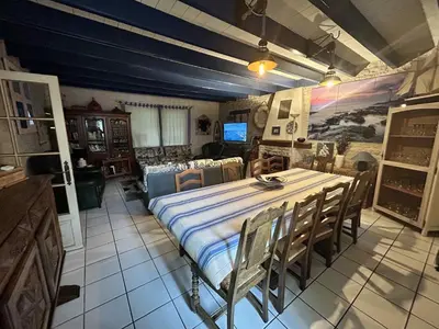 Cuisine ou kitchenette dans l'établissement Oasis