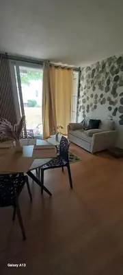 Coin salon dans l'établissement Appartement de 46M2