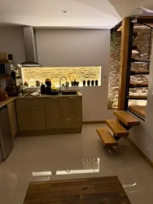 Cuisine ou kitchenette dans l'établissement à 10 minutes Futuroscope