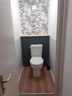 Salle de bains dans l'établissement Charmante maison de ville avec le calme de la campagne