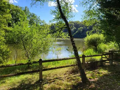 Paysage naturel près de le chalet