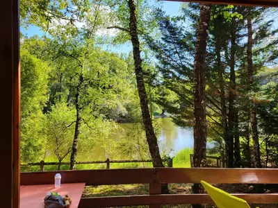 Paysage naturel près de le chalet
