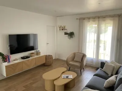 Télévision ou salle de divertissement dans l'établissement Aim Scope