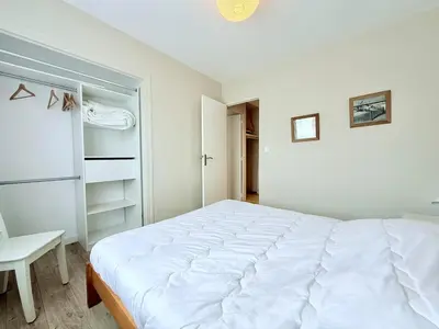 Un ou plusieurs lits dans un hébergement de l'établissement L'instant Chatel - 5-min de la plage