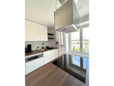 Cuisine ou kitchenette dans l'établissement Les Hauteurs de La Libération- Poitiers
