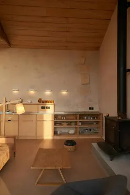 Cuisine ou kitchenette dans l'établissement Restored Farm Near La Rochelle
