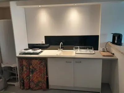 Cuisine ou kitchenette dans l'établissement loft