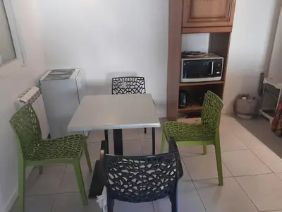 Cuisine ou kitchenette dans l'établissement loft