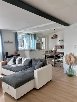 Coin salon dans l'établissement Maison individuelle 60m2
