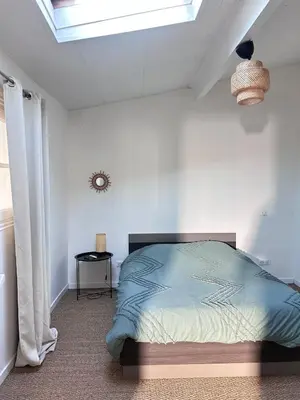 Un ou plusieurs lits dans un hébergement de l'établissement Maison individuelle 60m2