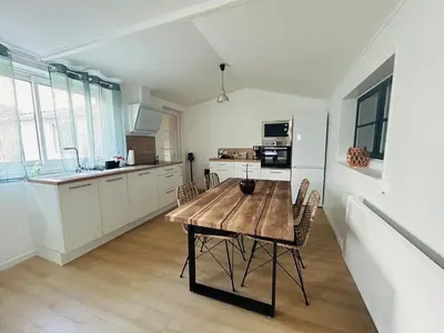 Cuisine ou kitchenette dans l'établissement Maison individuelle 60m2