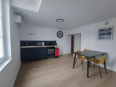 Cuisine ou kitchenette dans l'établissement Maison de ville Pons Centre
