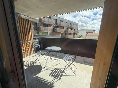 Balcon ou terrasse dans l'établissement Studio cosy et sa terrasse