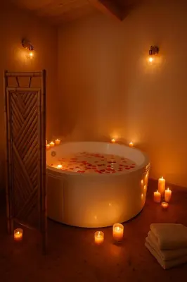 Plan de l'établissement Chalet romantique - Jacuzzi privatif - King size