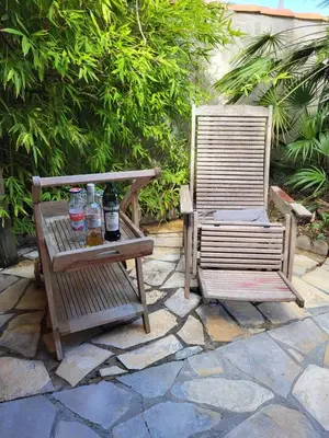 Jardin de l'établissement La Maison Blanche – Plage et centre