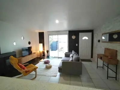 Coin salon dans l'établissement la Rochelle et pays d'Aunis - Villa détente - Entre terre et mer