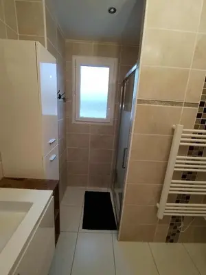 Salle de bains dans l'établissement la Rochelle et pays d'Aunis - Villa détente - Entre terre et mer
