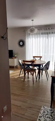 Coin salon dans l'établissement Petite maison cosy