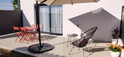 Terrasse ou espace extérieur de l'établissement Petite maison cosy