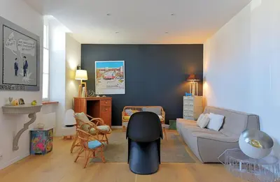Coin salon dans l'établissement Maison de caractère proche centre ville