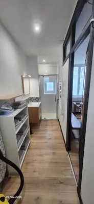 Cuisine ou kitchenette dans l'établissement Gites Le Saint Martin Le Convivial 6-8 people
