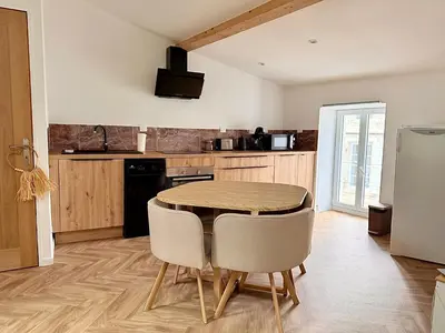 Cuisine ou kitchenette dans l'établissement Casa Mérida