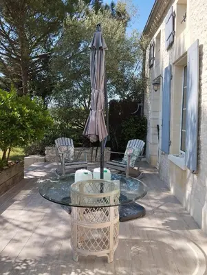 Jardin de l'établissement Au petit chai des Morinauds