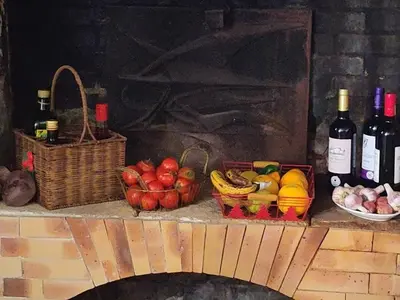 Nourriture dans la maison de vacances ou à proximité
