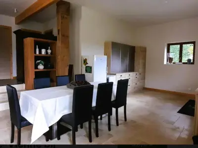 Cuisine ou kitchenette dans l'établissement Chez Rambaud