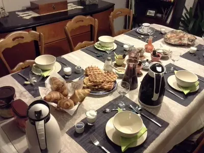 Nourriture dans le B&B/chambre d'hôtes ou à proximité