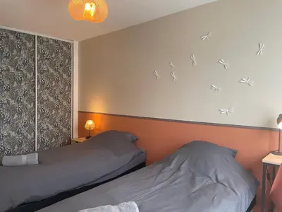 Un ou plusieurs lits dans un hébergement de l'établissement Le Grand Viennois Futuroscope