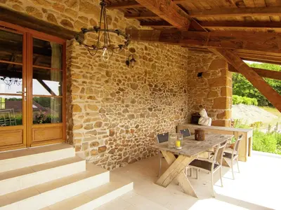 Plan de l'établissement Cozy Cottage in Roussines, Dordogne
