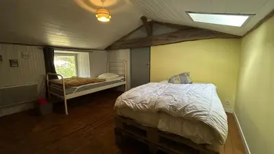 Un ou plusieurs lits dans un hébergement de l'établissement Country House - 5 people