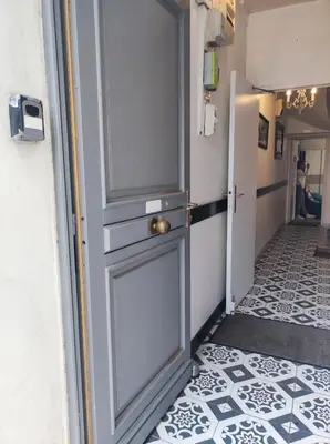Cuisine ou kitchenette dans l'établissement appartement Zéphyr