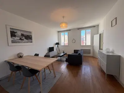 Coin salon dans l'établissement Le Marin - Superbe T3 Spacieux