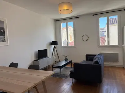 Coin salon dans l'établissement Le Marin - Superbe T3 Spacieux